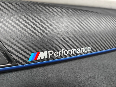 BMW F21 / F22 INTERIOR TRIM SET - 3D CARBON / BLUE ACCENT (GRADED) (#29)