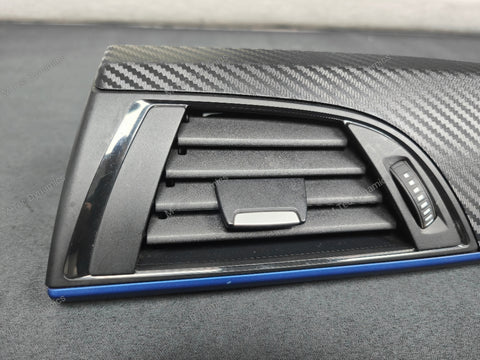 BMW F21 / F22 INTERIOR TRIM SET - 3D CARBON / BLUE ACCENT (GRADED) (#29)