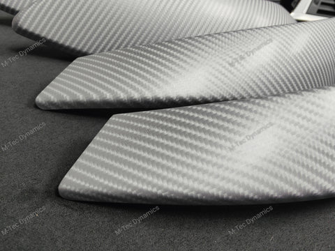 BMW F30 F31 F36 INTERIOR TRIM SET - 4D SILVER CARBON / SILVER ACCENT