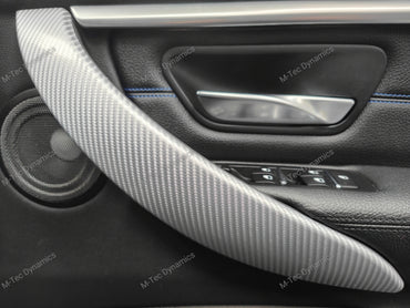 WRAPPING SERVICE - BMW F3X INTERIOR TRIM SET 4D SILVER CARBON F30 F31 F32 F33 F36