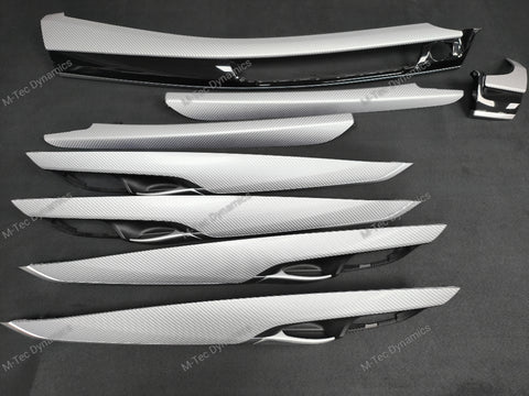 BMW X5 F15 INTERIOR TRIM SET - 4D SILVER CARBON