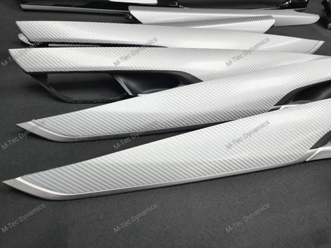 BMW X5 F15 INTERIOR TRIM SET - 4D SILVER CARBON