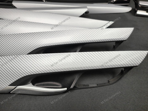 BMW X5 F15 INTERIOR TRIM SET - 4D SILVER CARBON