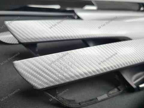 BMW X5 F15 INTERIOR TRIM SET - 4D SILVER CARBON