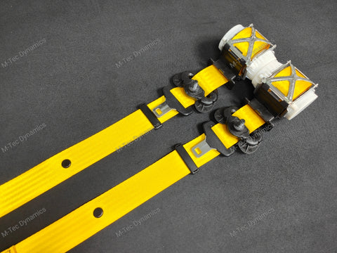 BMW E89 Z4 YELLOW FRONT SEAT BELT SET