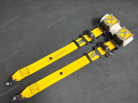 BMW E85 E86 Z4 YELLOW FRONT SEAT BELT SET