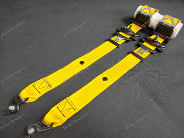 BMW 3-SERIES F30 / F31 / F80 M3 YELLOW FRONT SEAT BELT SET