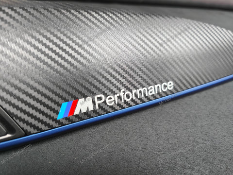 BMW F20 INTERIOR TRIM SET - 3D CARBON / BLUE ACCENT (#33)