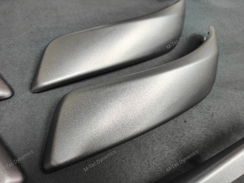 BMW F20 F21 F22 INTERIOR TRIM SET - SHADOW GREY / GLOSS BLACK ACCENT (#31)