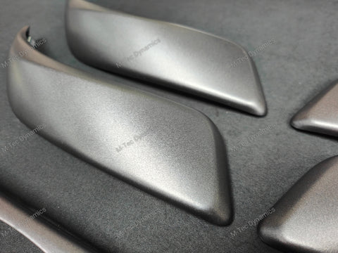 BMW F20 F21 F22 INTERIOR TRIM SET - SHADOW GREY / GLOSS BLACK ACCENT (#31)