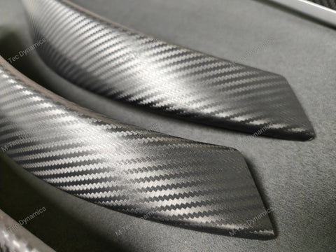 BMW F30 F31 F36 F80 M3 INTERIOR TRIM SET - 3D CARBON / SILVER ACCENT