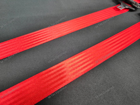 BMW 3-SERIES E92 COUPE (M3) RED FRONT SEAT BELT SET