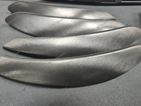 WRAPPING SERVICE - BMW F3X INTERIOR TRIM SET - BLACK BRUSHED ALUMINIUM / ALCANTARA - F30 F31 F32 F33 F36