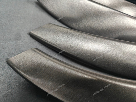 WRAPPING SERVICE - BMW F3X INTERIOR TRIM SET - BLACK BRUSHED ALUMINIUM / ALCANTARA - F30 F31 F32 F33 F36