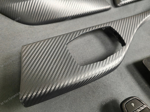 BMW F20 F21 F22 F23 LCI-2 PERFORMANCE STYLE INTERIOR TRIM SET - 3D CARBON - WRAPPING SERVICE