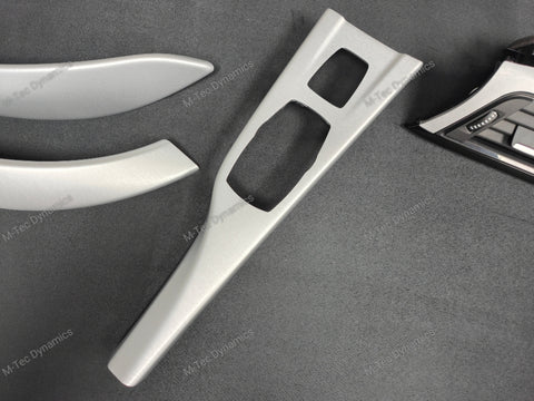 BMW F32 F82 M4 LCI INTERIOR TRIM SET - BLACK BRUSHED STEEL