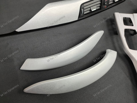 BMW F32 F82 M4 LCI INTERIOR TRIM SET - BLACK BRUSHED STEEL