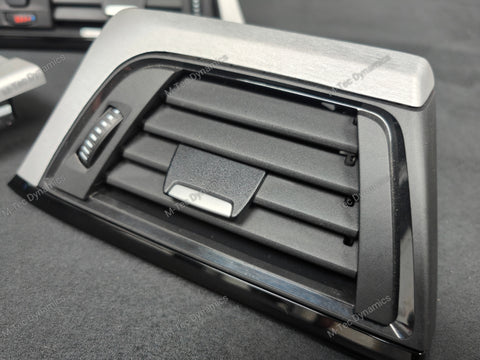 BMW F32 F82 M4 LCI INTERIOR TRIM SET - BLACK BRUSHED STEEL