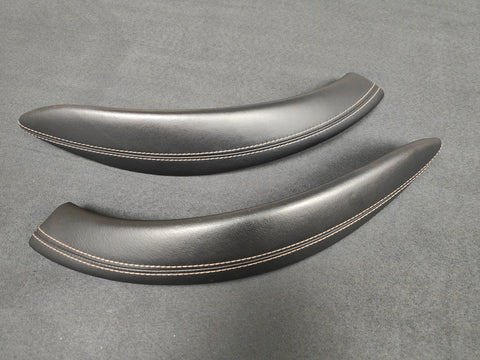 BMW F-SERIES ///M BLACK LEATHER FRONT DOOR TRIMS - M3 M4