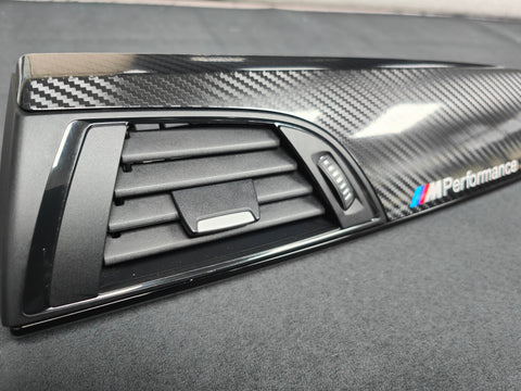 BMW F21 / F22 INTERIOR TRIM SET - BLACK ULTRA GLOSS CARBON / BLACK ACCENT (#25)