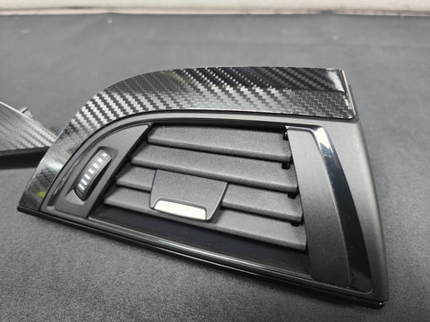 BMW F21 / F22 INTERIOR TRIM SET - BLACK ULTRA GLOSS CARBON / BLACK ACCENT (#25)