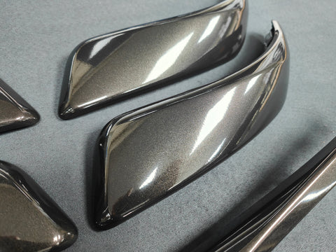 BMW F20 F21 F22 INTERIOR TRIM SET - METALLIC BLACK / BLUE ACCENT (#27)