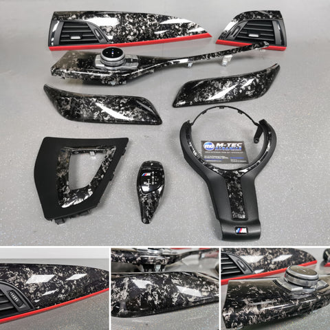 WRAPPING SERVICE - BMW F2X INTERIOR TRIM SET 3M FORGED CARBON (CUSTOM) F20 F21 F22