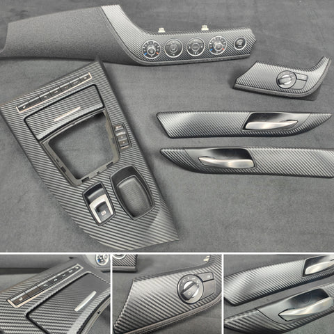 BMW Z4 E89 3D BLACK CARBON INTERIOR TRIM SET