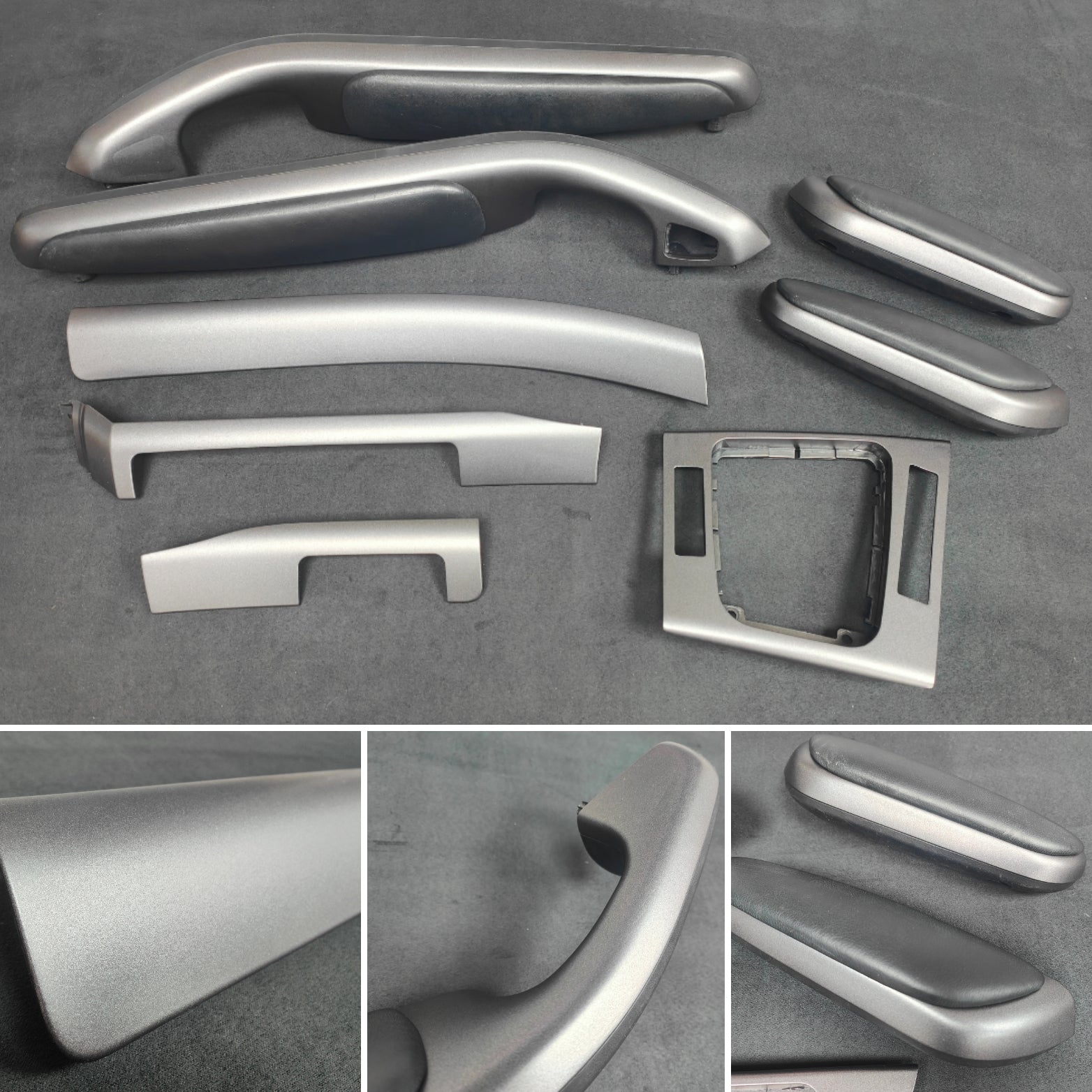 WRAPPING SERVICE - BMW E46 COUPE / CONVERTIBLE INTERIOR TRIM SET - SHADOW GREY