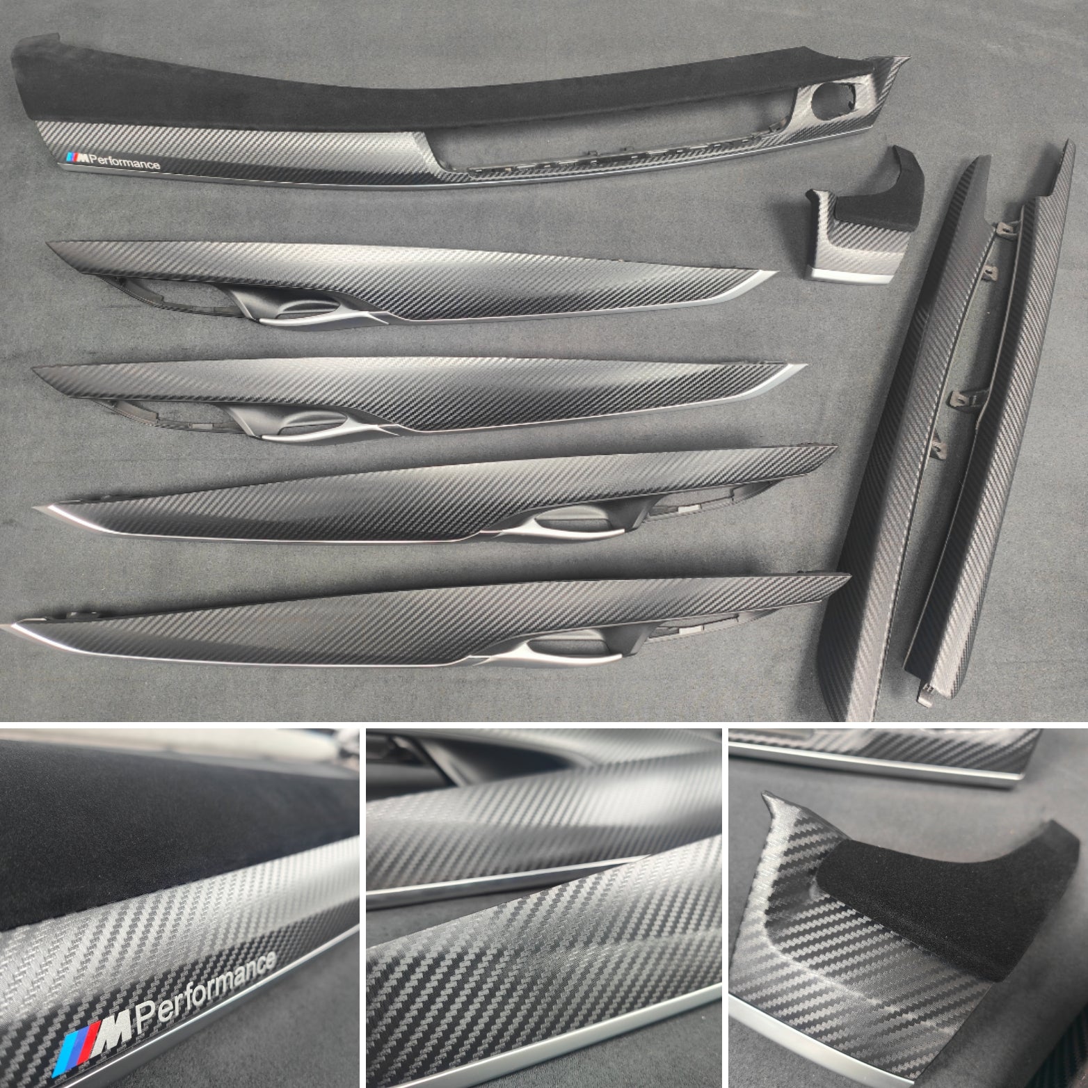 BMW X5 F15 INTERIOR TRIM SET - PERFORMANCE STYLE 3D CARBON / ALCANTARA