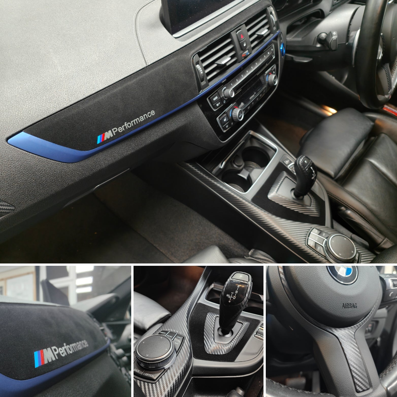 BMW F20 F21 F22 F23 LCI-2 PERFORMANCE STYLE INTERIOR TRIM SET - 4D CARBON - WRAPPING SERVICE