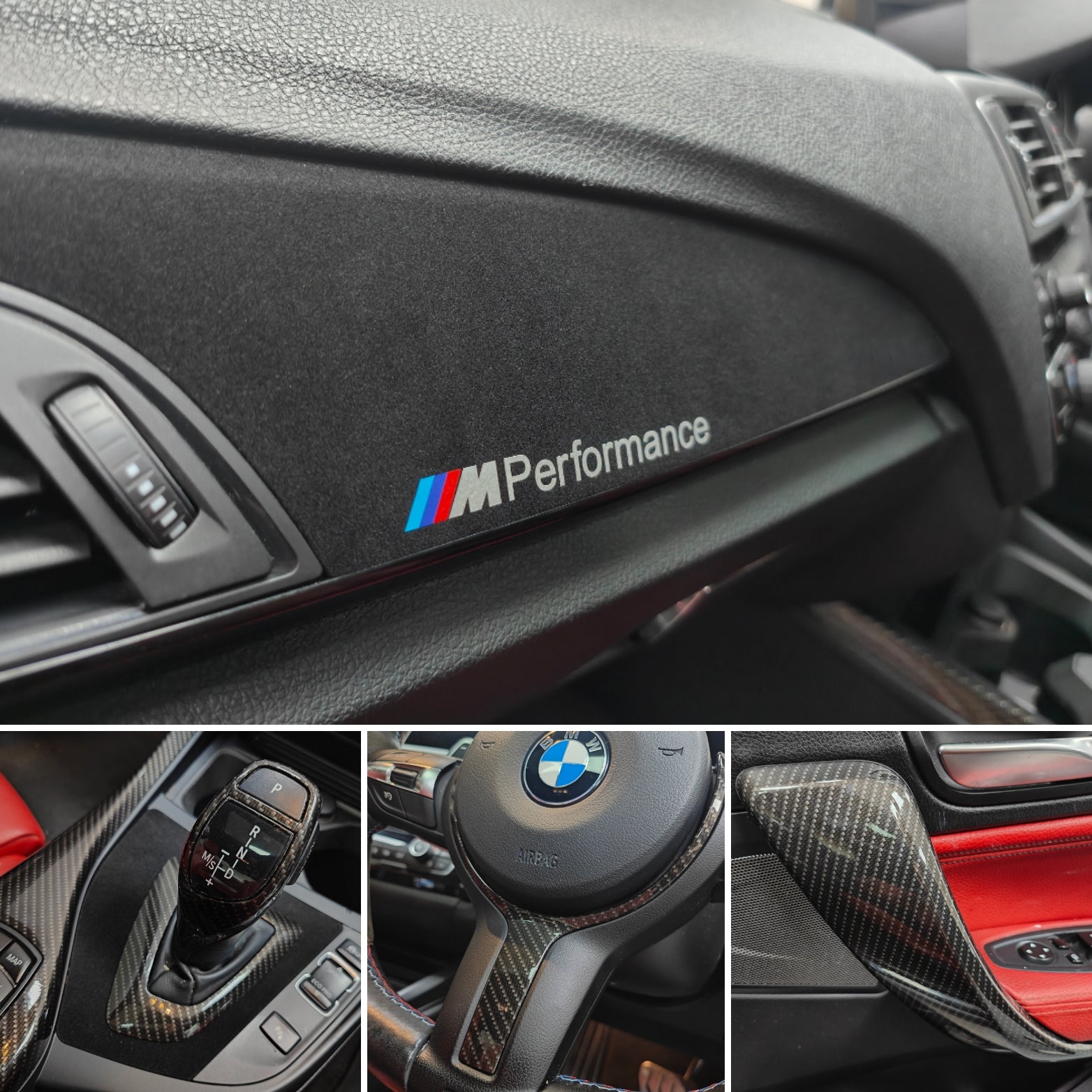 WRAPPING SERVICE - BMW F2X INTERIOR TRIM SET - PERFORMANCE STYE / HIGH GLOSS CARBON (MTD-HG) - F20 F21 F22 F23