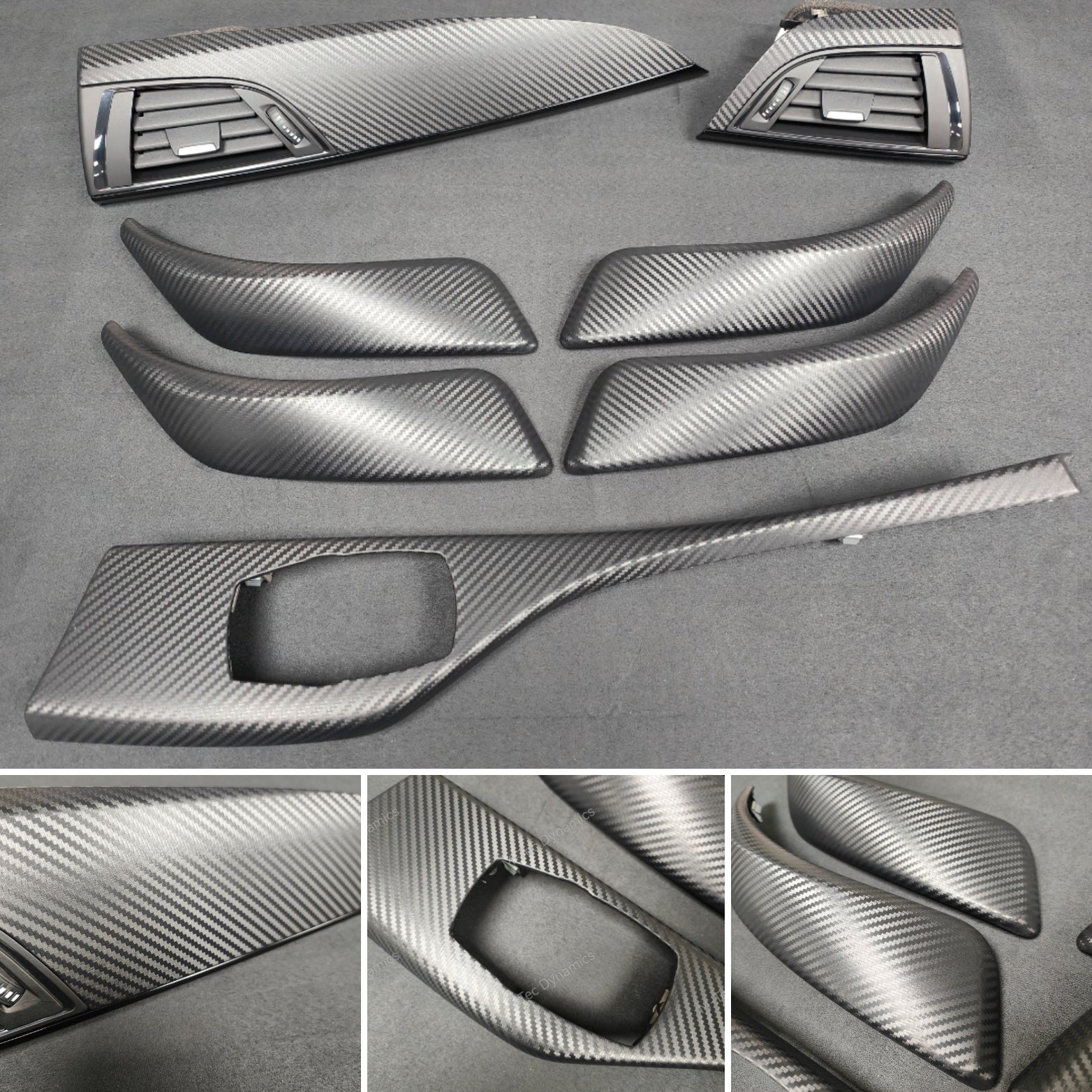 BMW F20 INTERIOR TRIM SET - 3D CARBON / GLOSS BLACK ACCENT #1