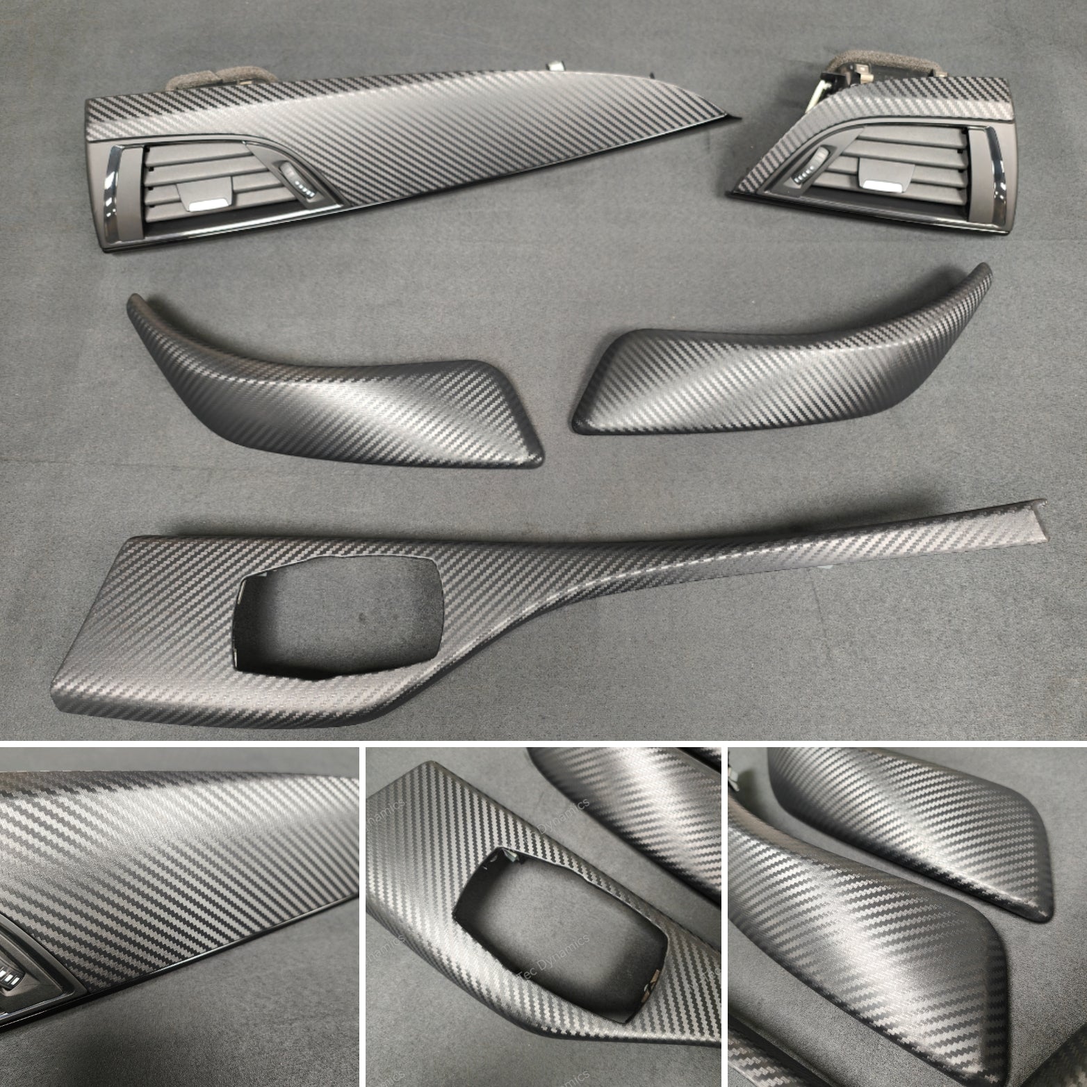 BMW F21 / F22 INTERIOR TRIM SET - 3D CARBON / GLOSS BLACK ACCENT #1