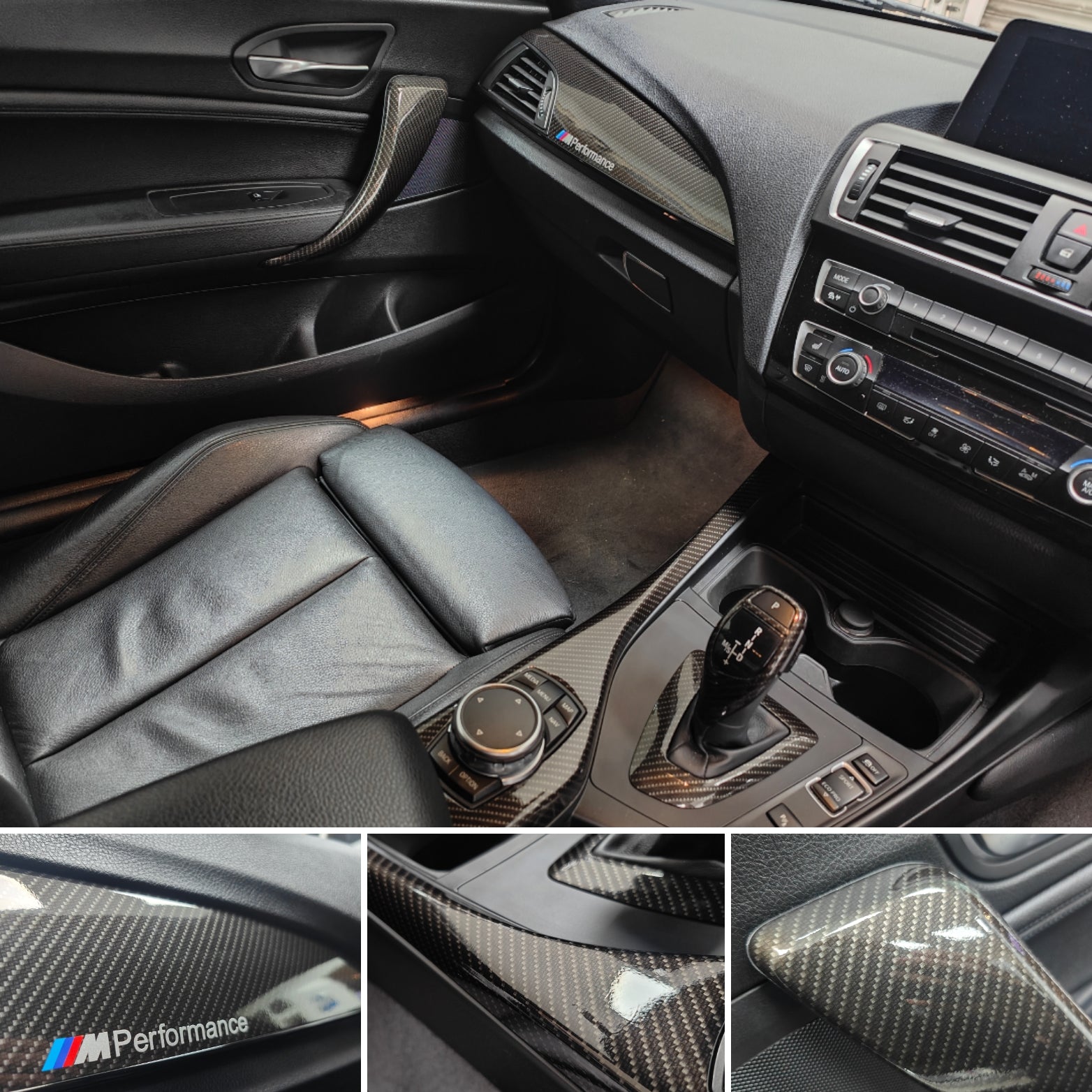 WRAPPING SERVICE - BMW F2X INTERIOR TRIM SET - HIGH GLOSS CARBON (MTD-HG) - F20 F21 F22 F23