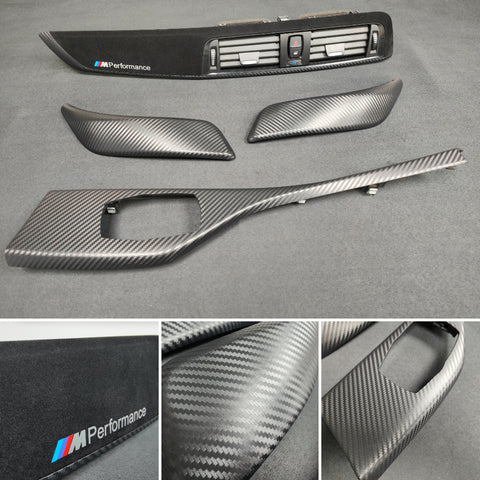 BMW F21 F22 LCI-2 PERFORMANCE STYLE INTERIOR TRIM SET - 3D CARBON