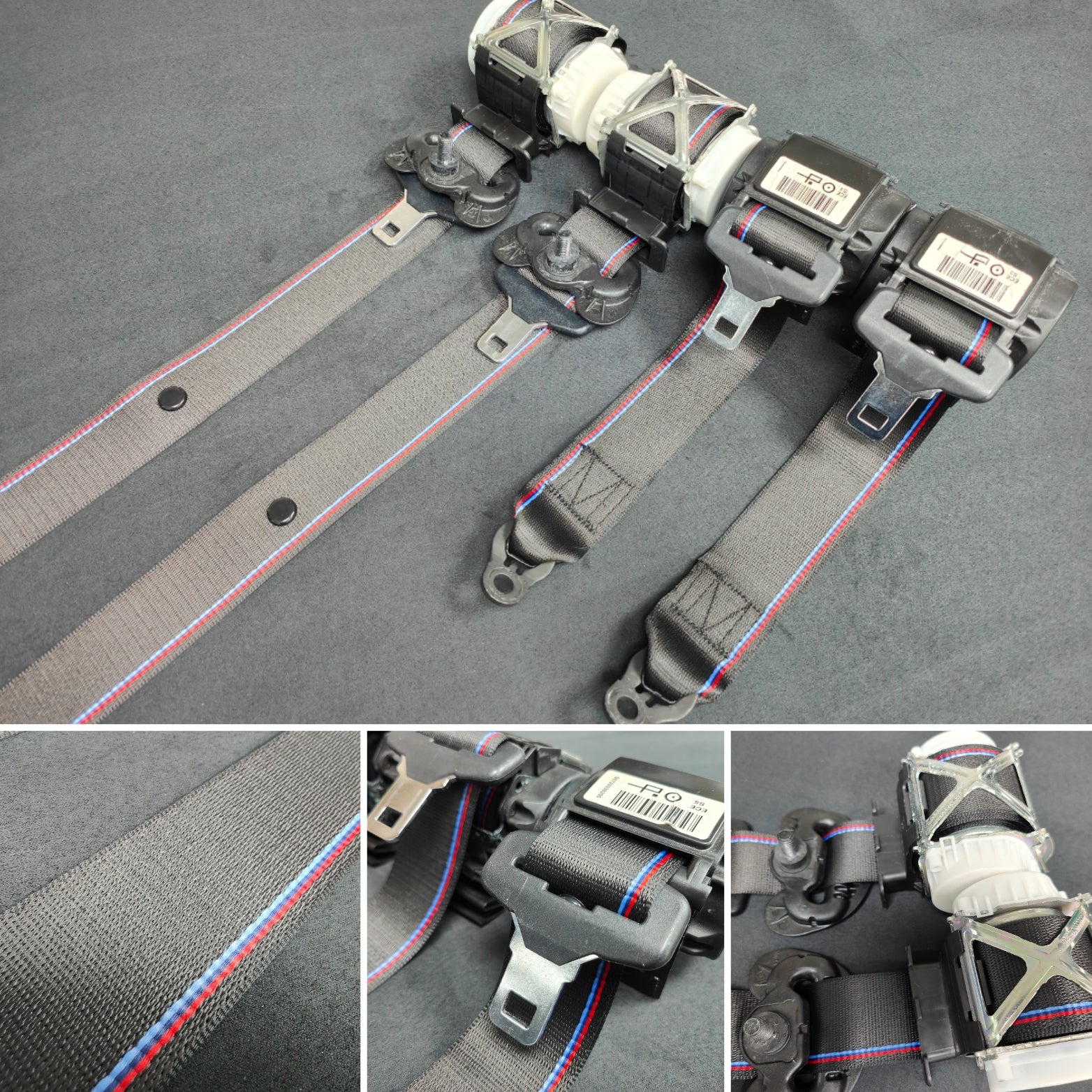 BMW 4-SERIES F32 / F82 M4 COUPE COMPETITION FRONT & REAR SEAT BELT SET (SALE)