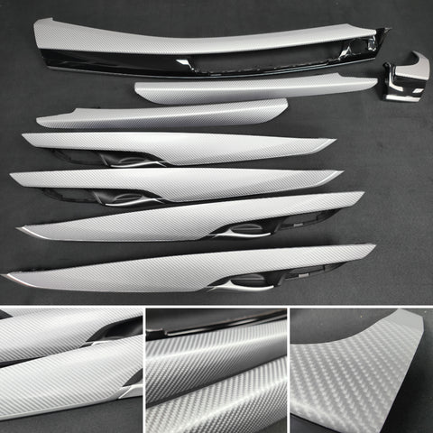 BMW X5 F15 INTERIOR TRIM SET - 4D SILVER CARBON