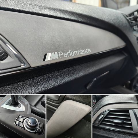 WRAPPING SERVICE - BMW F2X INTERIOR TRIM SET - ALCANTARA LOOK VINYL - F20 F21 F22 F23