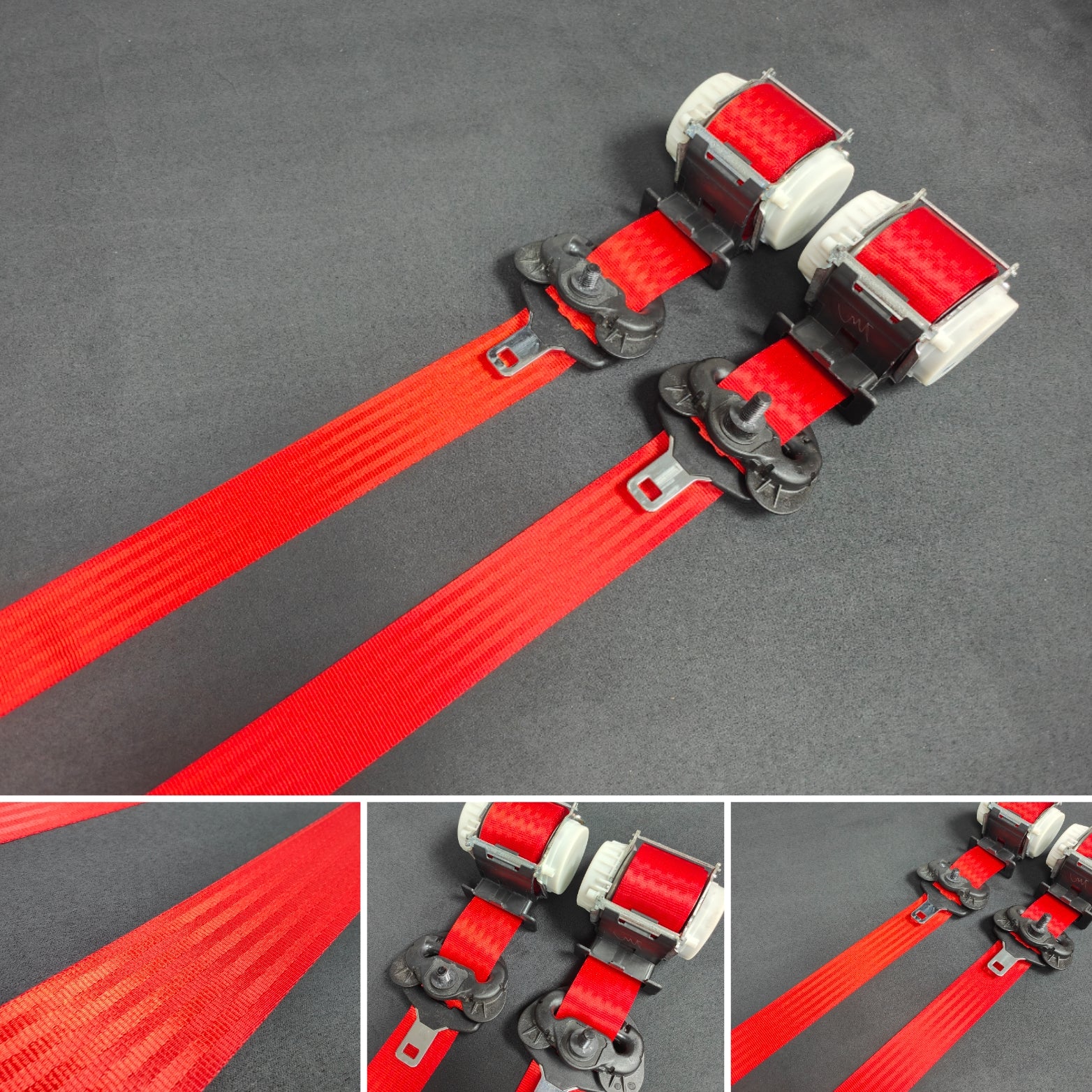 BMW E89 Z4 RED FRONT SEAT BELT SET