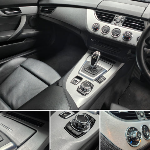 BMW Z4 E89 INTERIOR WRAPPING SERVICE - SILVER BRUSHED ALUMINIUM