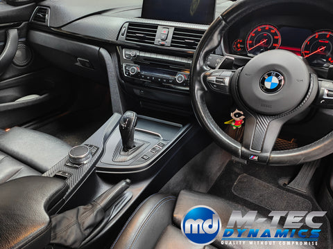 WRAPPING SERVICE - BMW F33 CONVERTIBLE INTERIOR TRIM SET - 3D CARBON