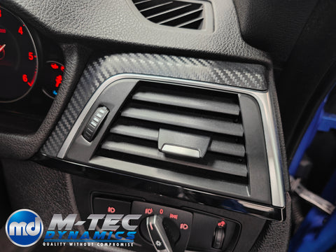 WRAPPING SERVICE - BMW F33 CONVERTIBLE INTERIOR TRIM SET - 3D CARBON