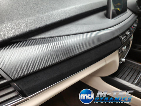 WRAPPING SERVICE - BMW X5 F15 INTERIOR TRIM SET - PERFORMANCE STYLE 3D CARBON / ALCANTARA