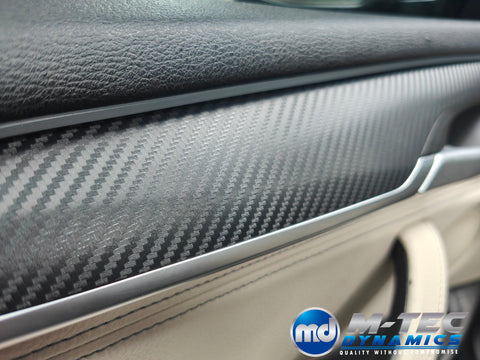 WRAPPING SERVICE - BMW X5 F15 INTERIOR TRIM SET - PERFORMANCE STYLE 3D CARBON / ALCANTARA