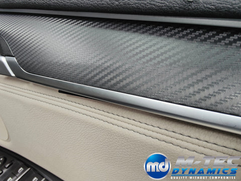 WRAPPING SERVICE - BMW X5 F15 INTERIOR TRIM SET - PERFORMANCE STYLE 3D CARBON / ALCANTARA