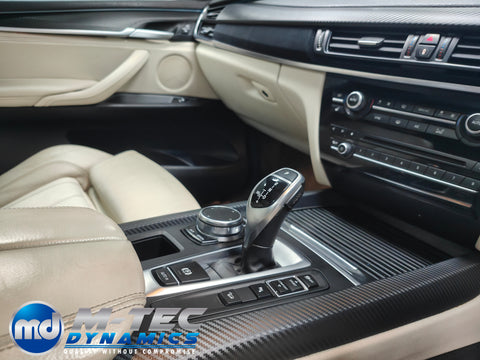 WRAPPING SERVICE - BMW X5 F15 INTERIOR TRIM SET - PERFORMANCE STYLE 3D CARBON / ALCANTARA