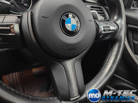 WRAPPING SERVICE - BMW F3X INTERIOR TRIM SET - BLACK BRUSHED ALUMINIUM STEEL - F30 F31 F32 F33 F36