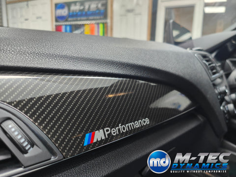 WRAPPING SERVICE - BMW F2X INTERIOR TRIM SET - HIGH GLOSS CARBON (MTD-HG) - F20 F21 F22 F23