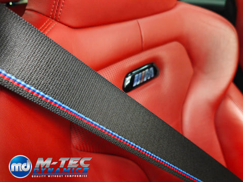 BMW 4-SERIES F32 / F82 M4 COMPETITION STYLE SEAT BELTS - FITTING BASED ON EXCHANGE SERVICE